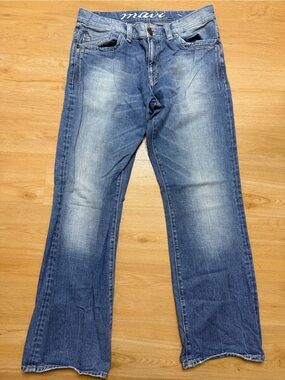 Mavi Men's Medium Blue Bootcut Jeans Mitch 34/32
